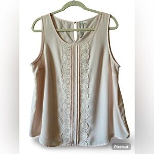 💕 LC Lauren Conrad 💕light pink sleeveless top